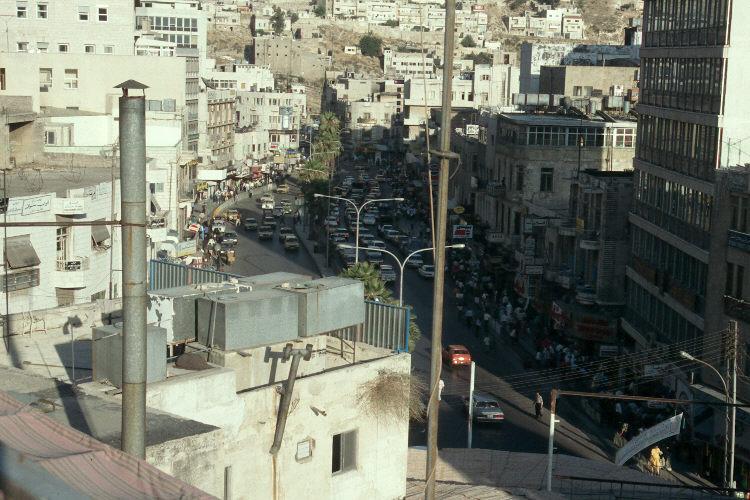 Die Strassen Ammans bei Tage